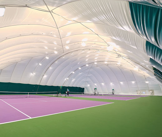 Image of tennis dome at David Lloyd
