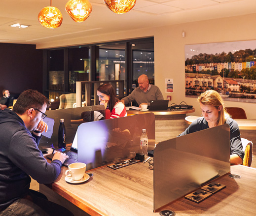 Image of group working in Clubroom at David Lloyd Clubs
